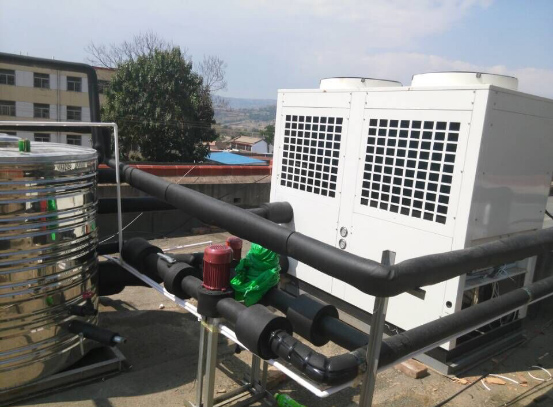 空氣能小區集中供暖案例